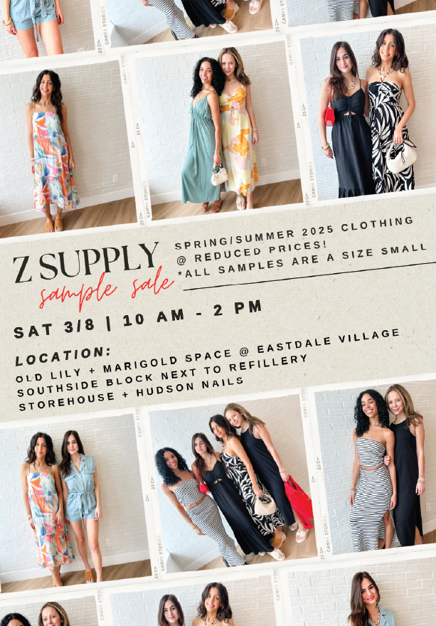 Z SUPPLY SAMPLE SALE